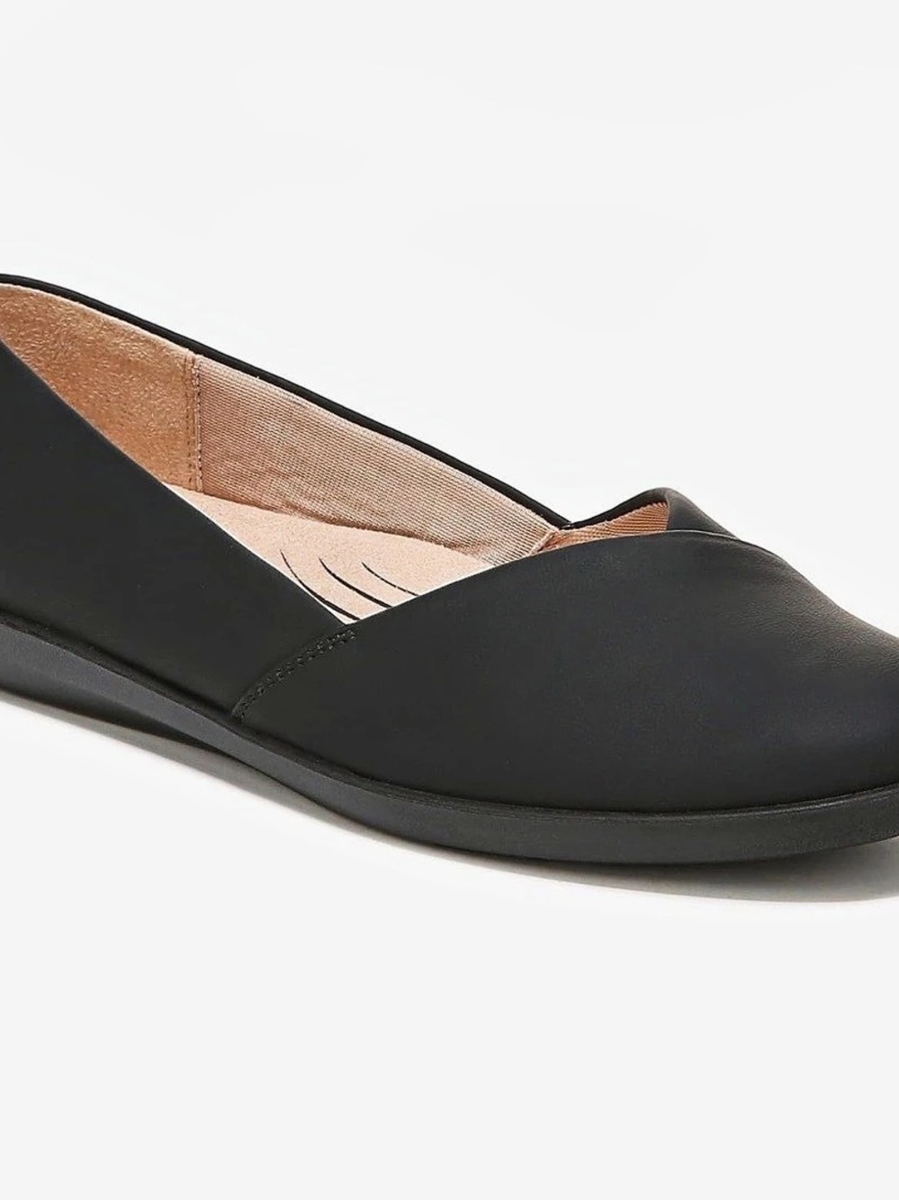 LifeStride Notorious Black Slip-On Flats